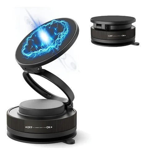 Soporte Magnético Giratorio 360° con Luz LED