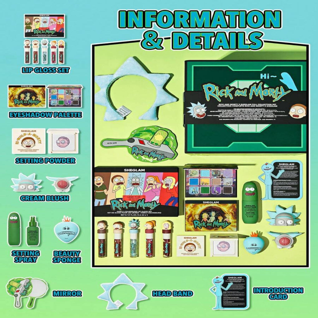 Set Maquillaje Rick And Morty