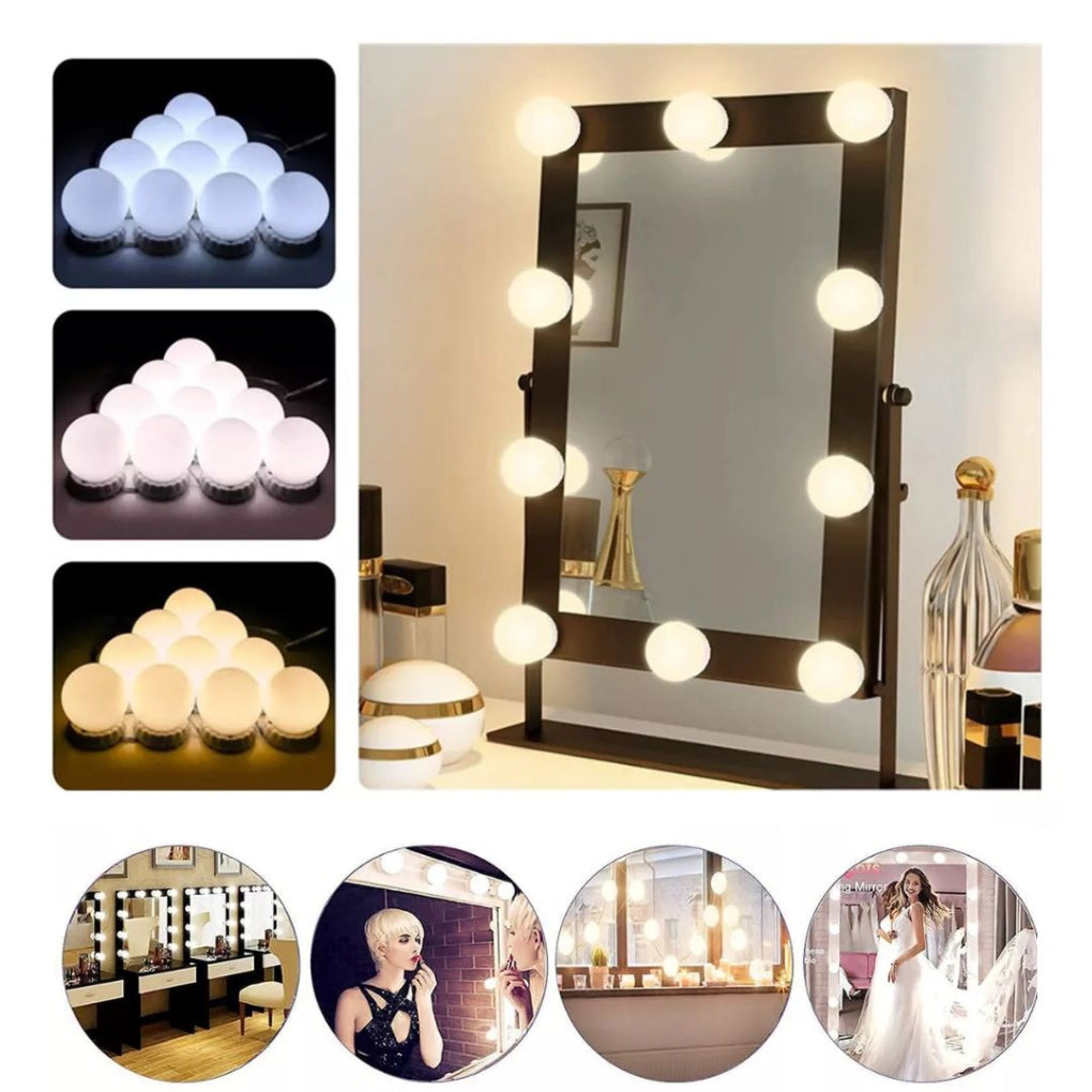 Luces LED Hollywood para Espejo