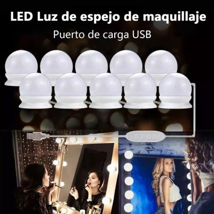 Luces LED Hollywood para Espejo