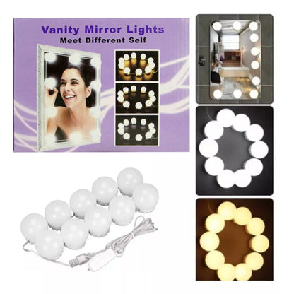 Luces LED Hollywood para Espejo