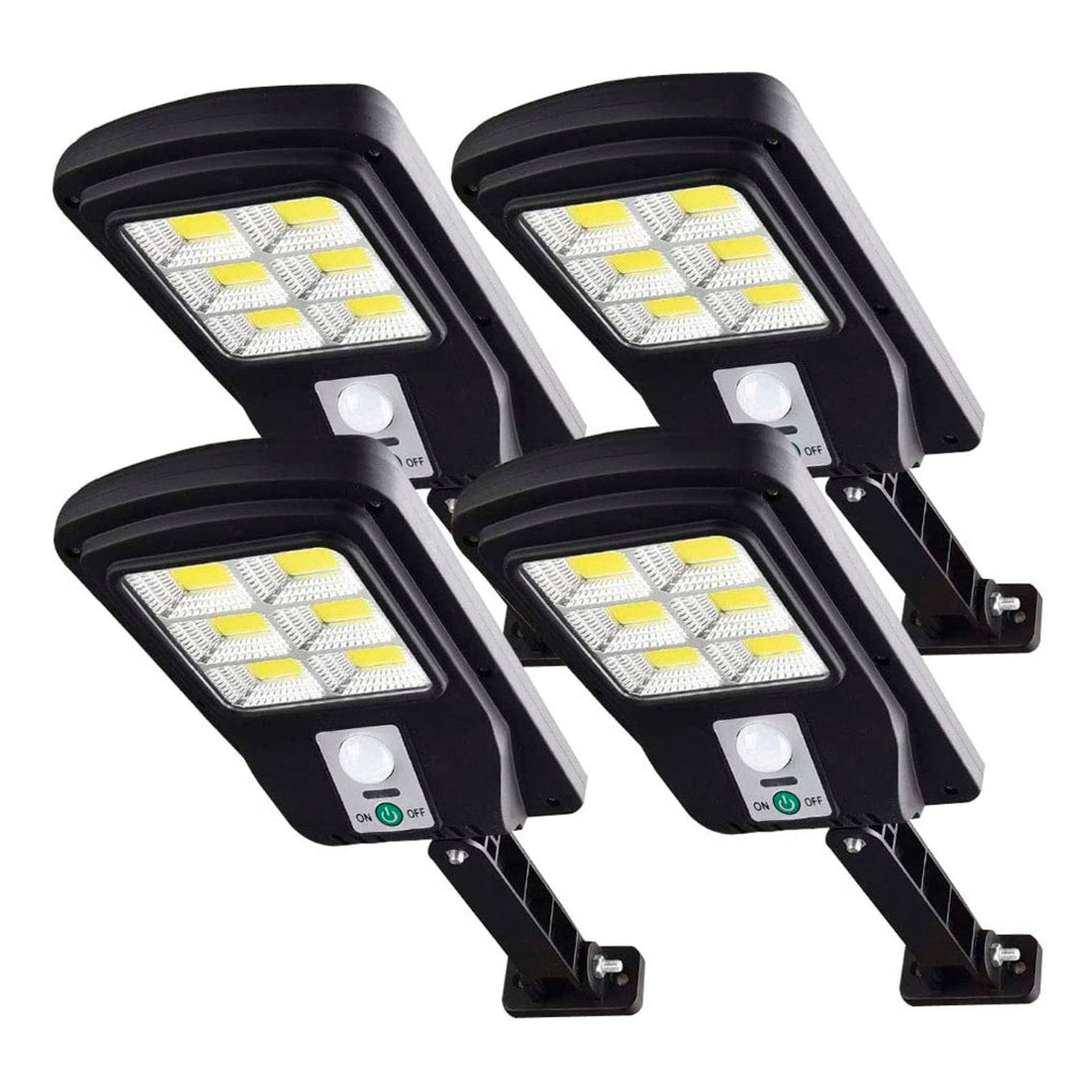 4 Focos LED Solares con Sensor de Movimiento