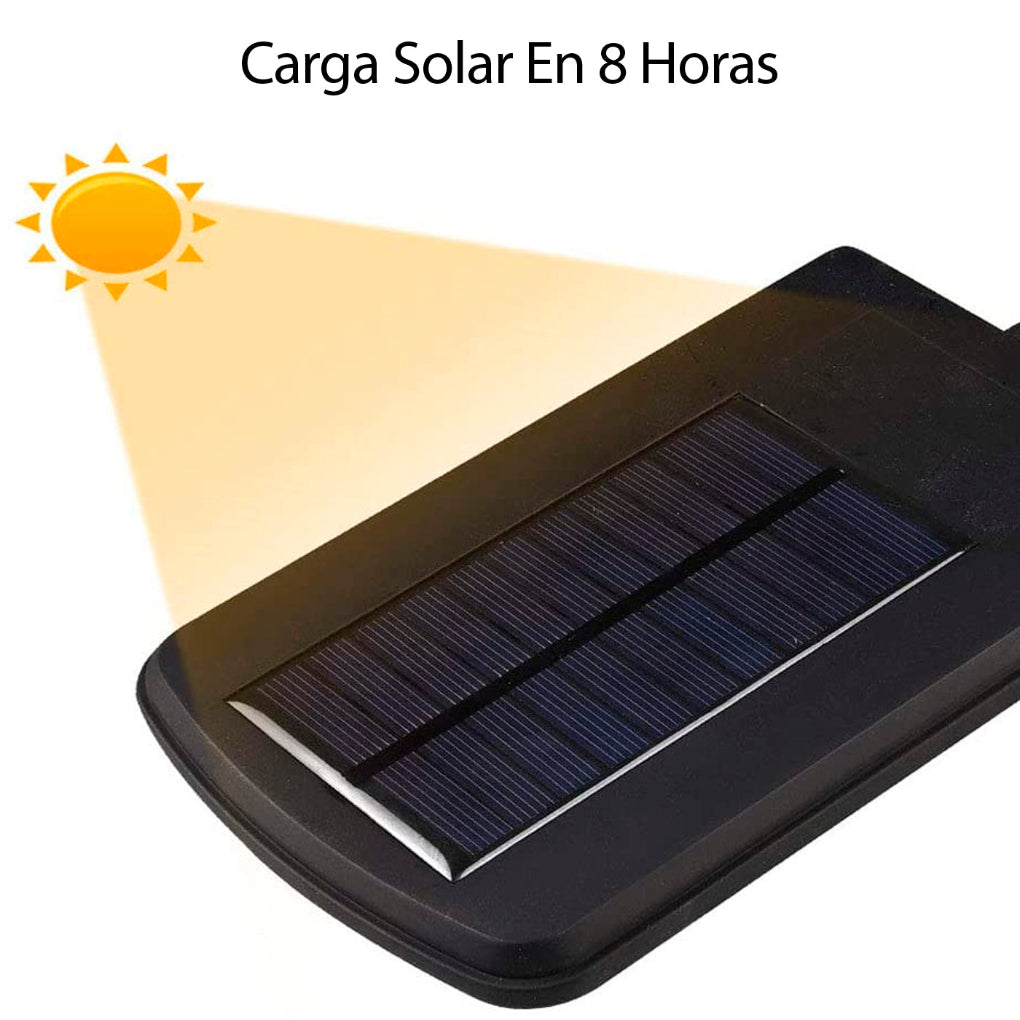 4 Focos LED Solares con Sensor de Movimiento
