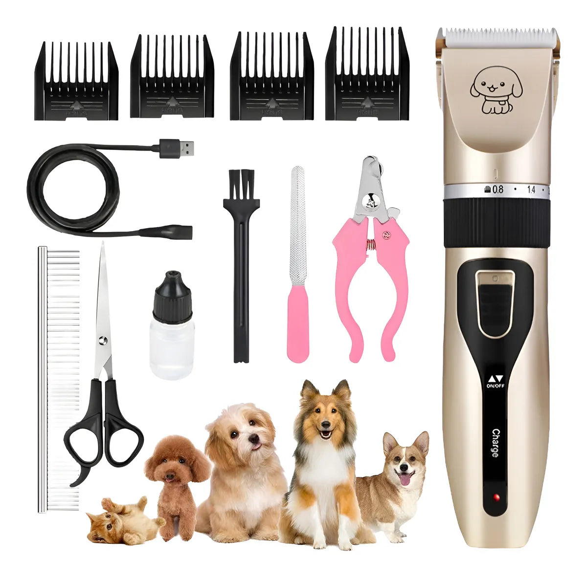 Cortapelos Profesional para Mascotas