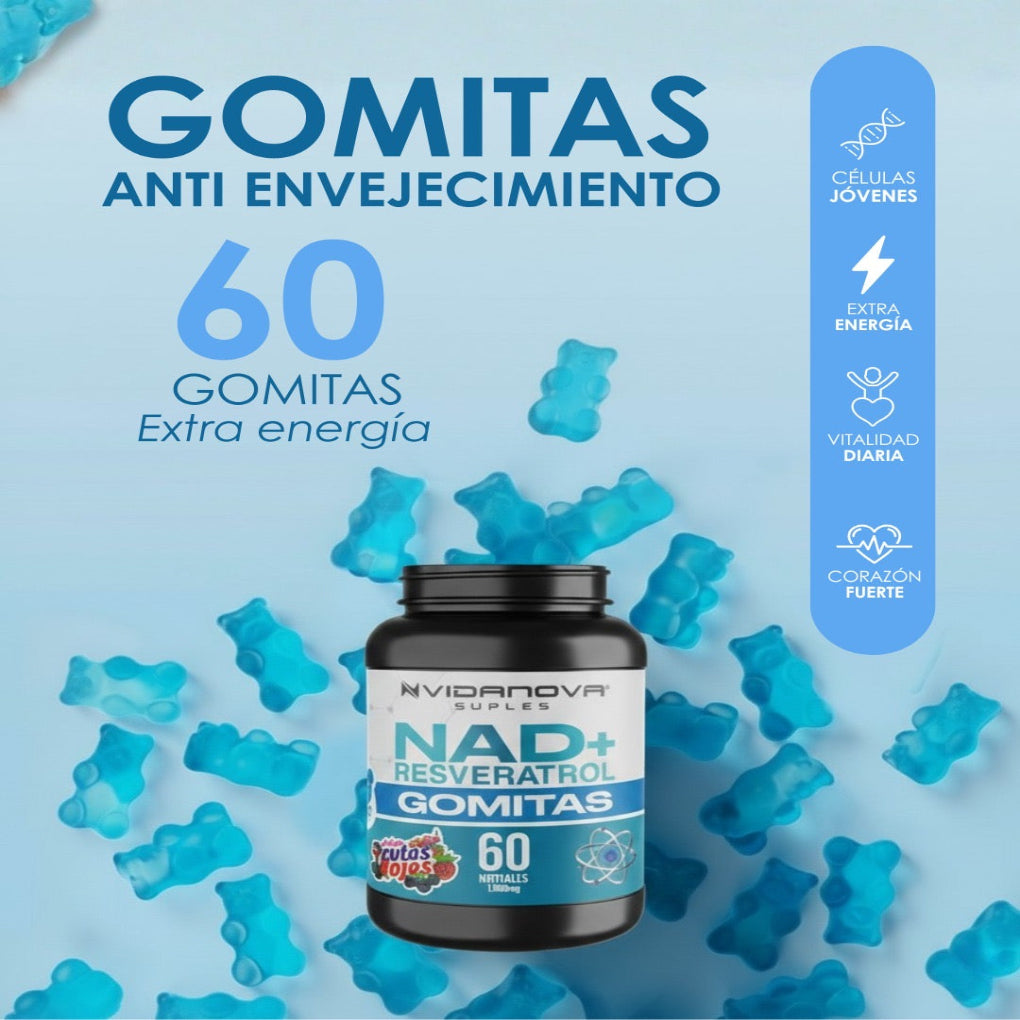 Gomitas NAD+RESVERATROL