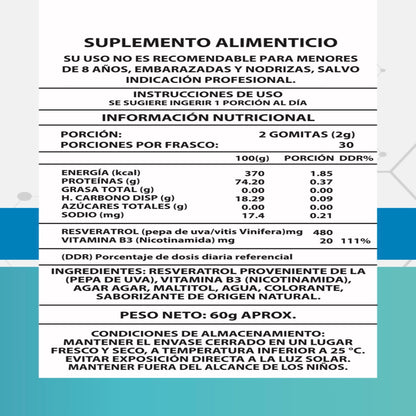 Gomitas NAD+RESVERATROL