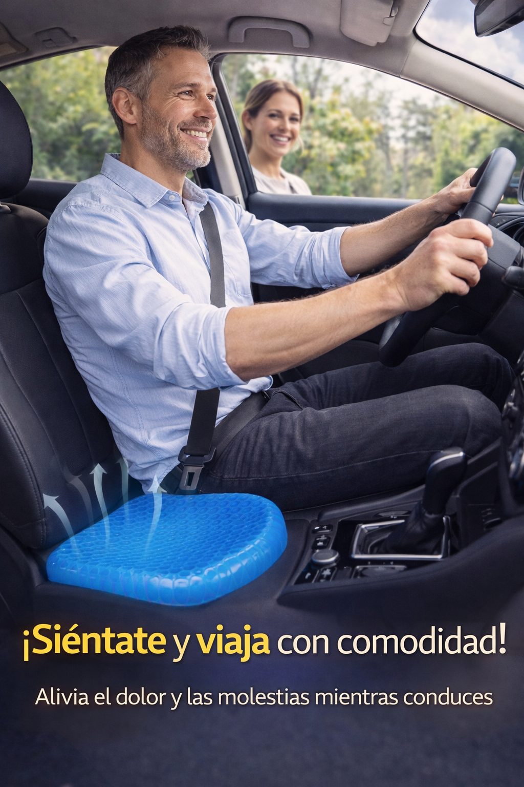 Cojín Terapéutico de Gel para Asiento