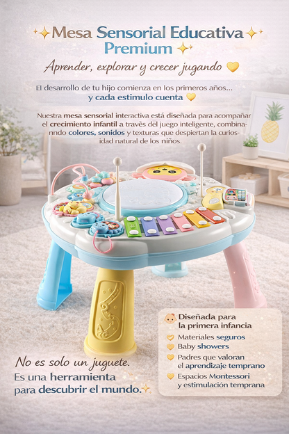 Mesa de Actividades Musicales para Bebés