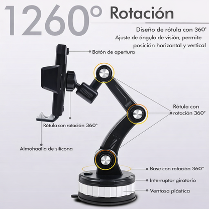 Soporte Celular Giratorio 360°