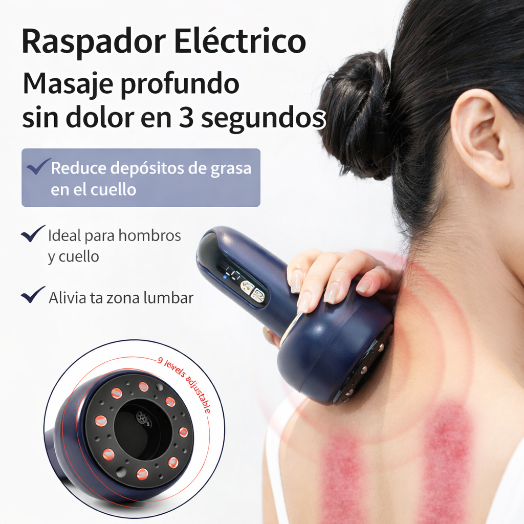 Masajeador con Succión y Calor