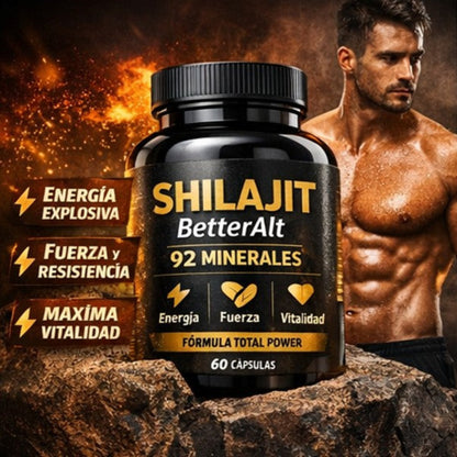 Shilajit  Betteral 92 MINERALES