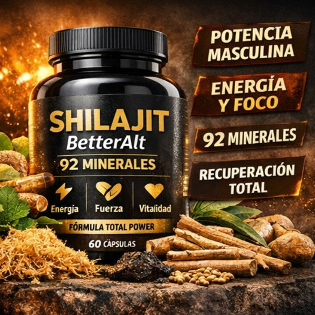 Shilajit  Betteral 92 MINERALES