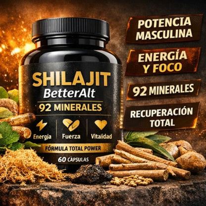 Shilajit  Betteral 92 MINERALES
