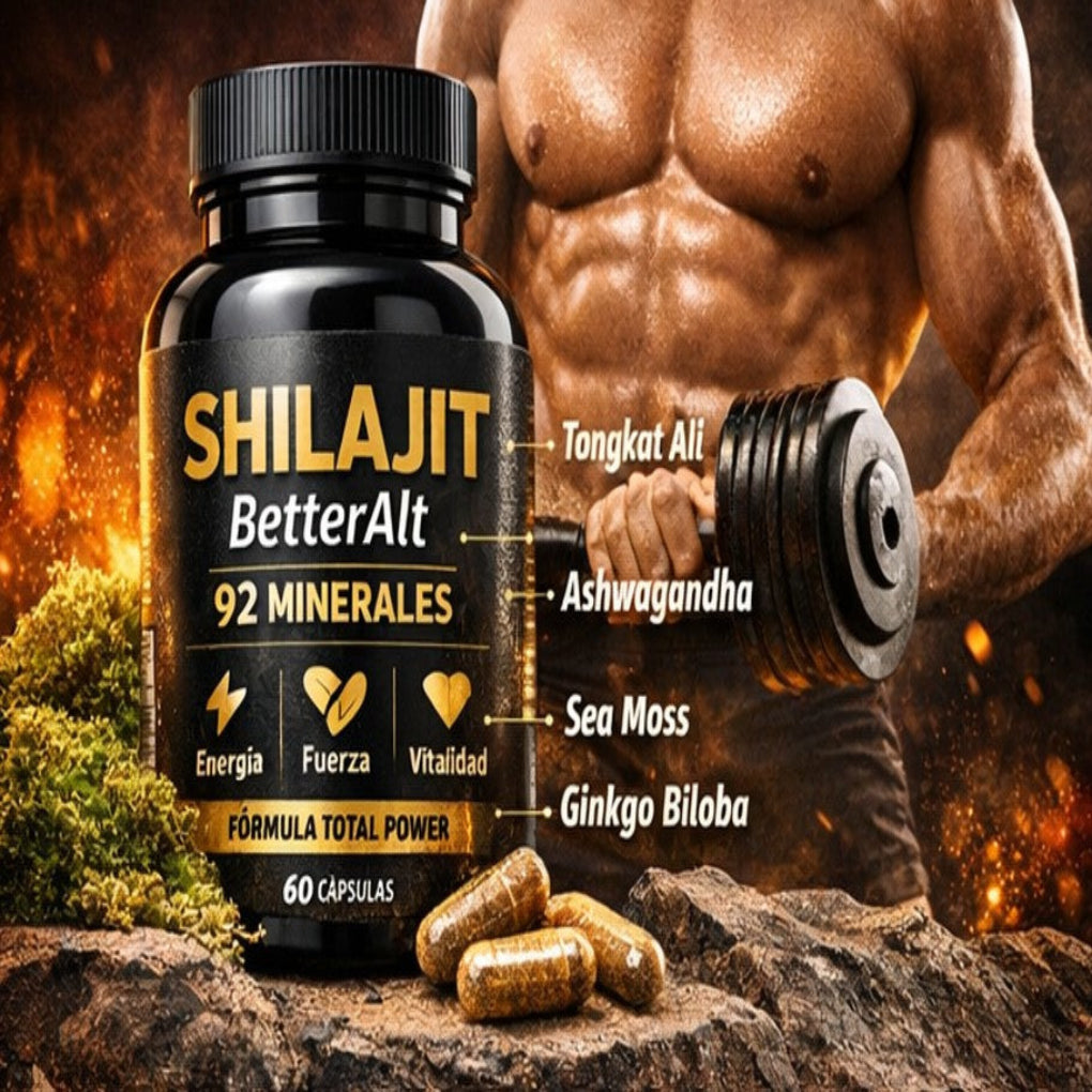 Shilajit  Betteral 92 MINERALES