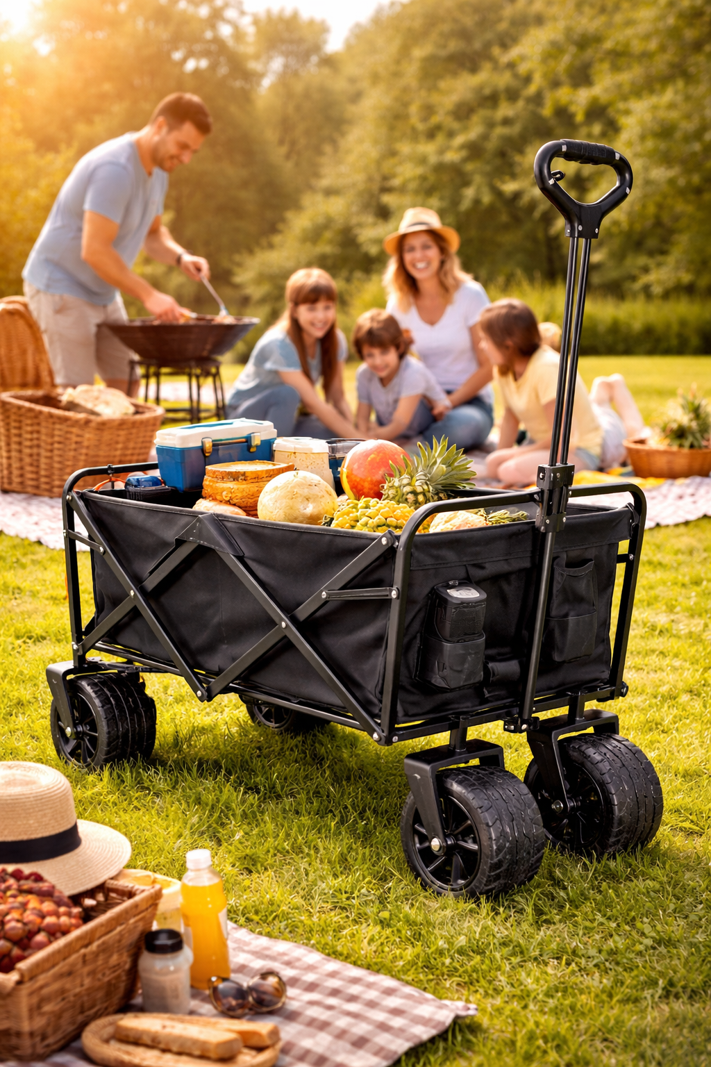 Carro de Camping Plegable 100 kg