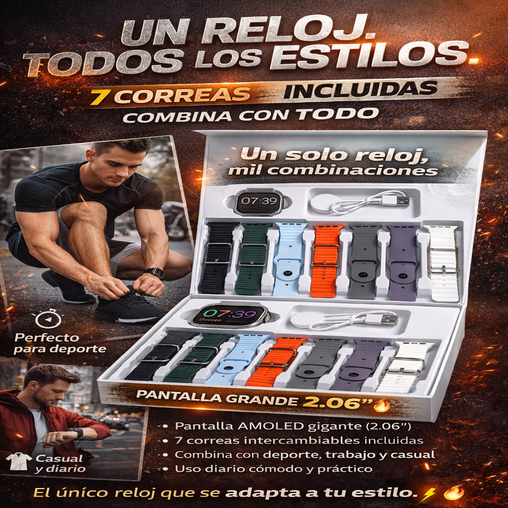 Smart Watch S2000  ULTRA 7 EN 1