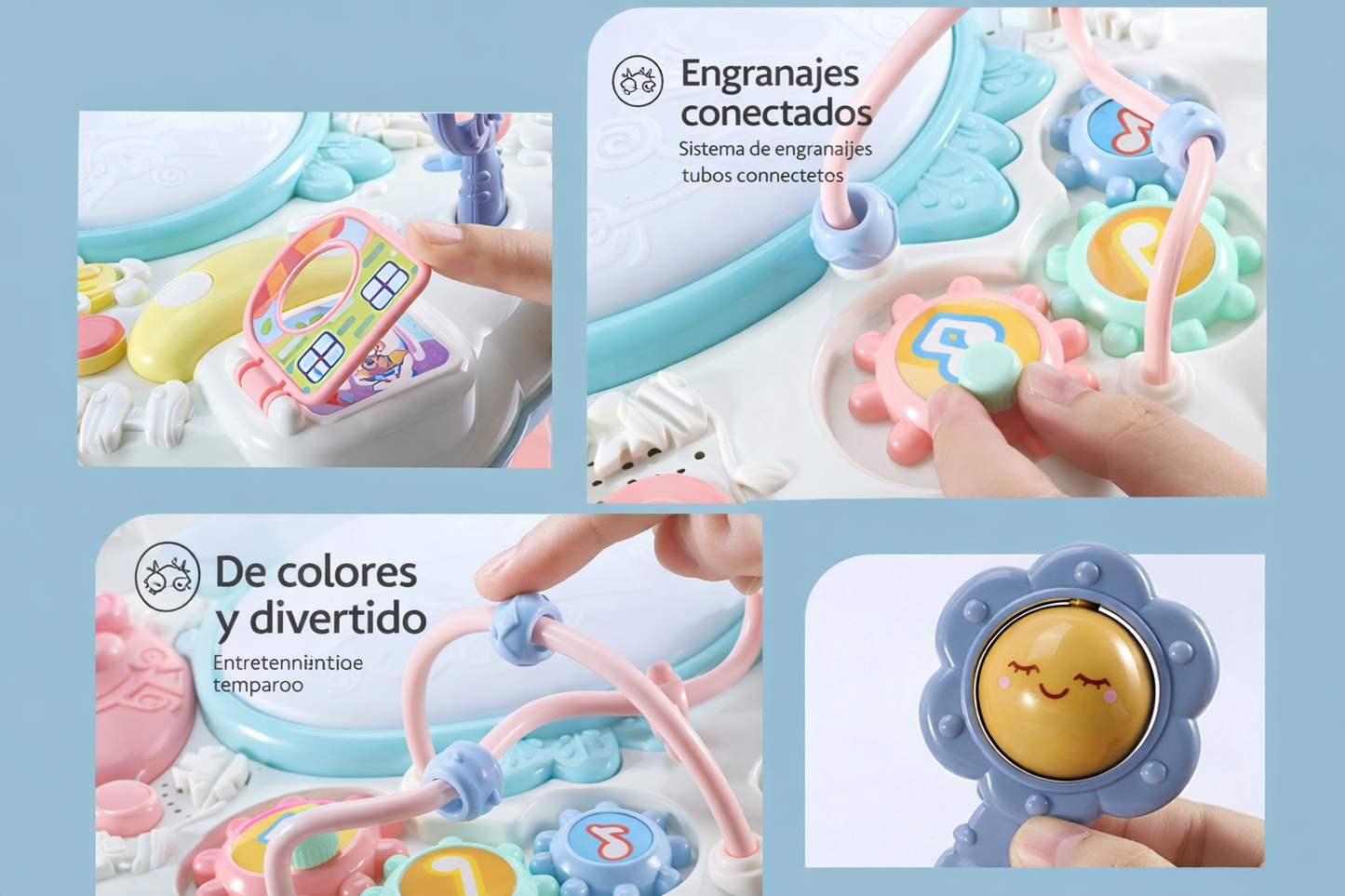 Mesa de Actividades Musicales para Bebés