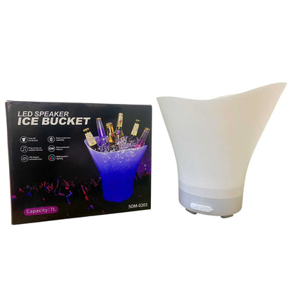 Hielera Led con Parlante Bluetooth
