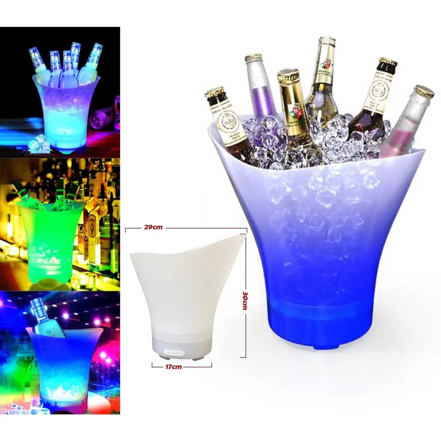 Hielera Led con Parlante Bluetooth